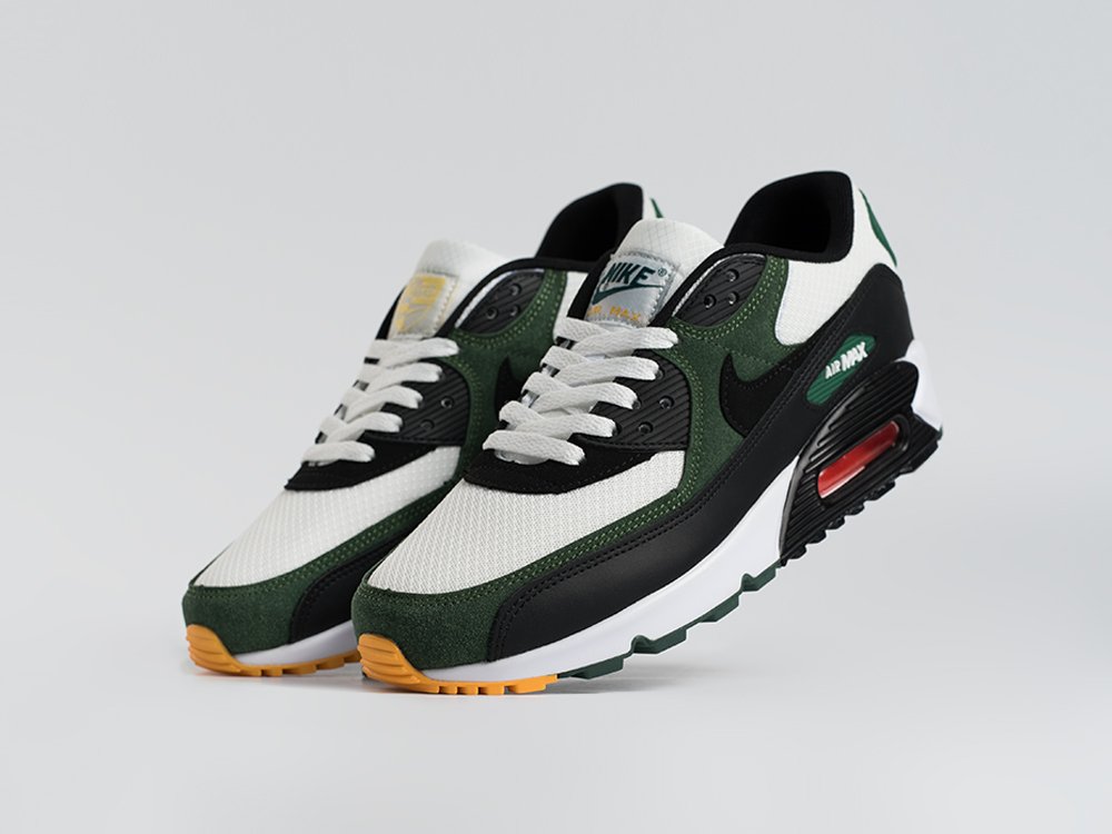 Nike Air Max 90 белые кожа мужские (AR34114) - фото 2 Nike Air Max 90 белые кожа мужские (AR34114) - фото 2