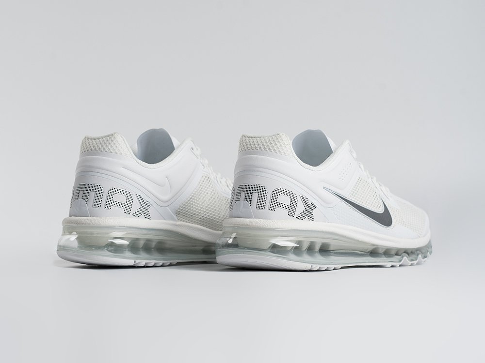 Nike Air Max 2013 белые текстиль мужские (AR34123) - фото 3