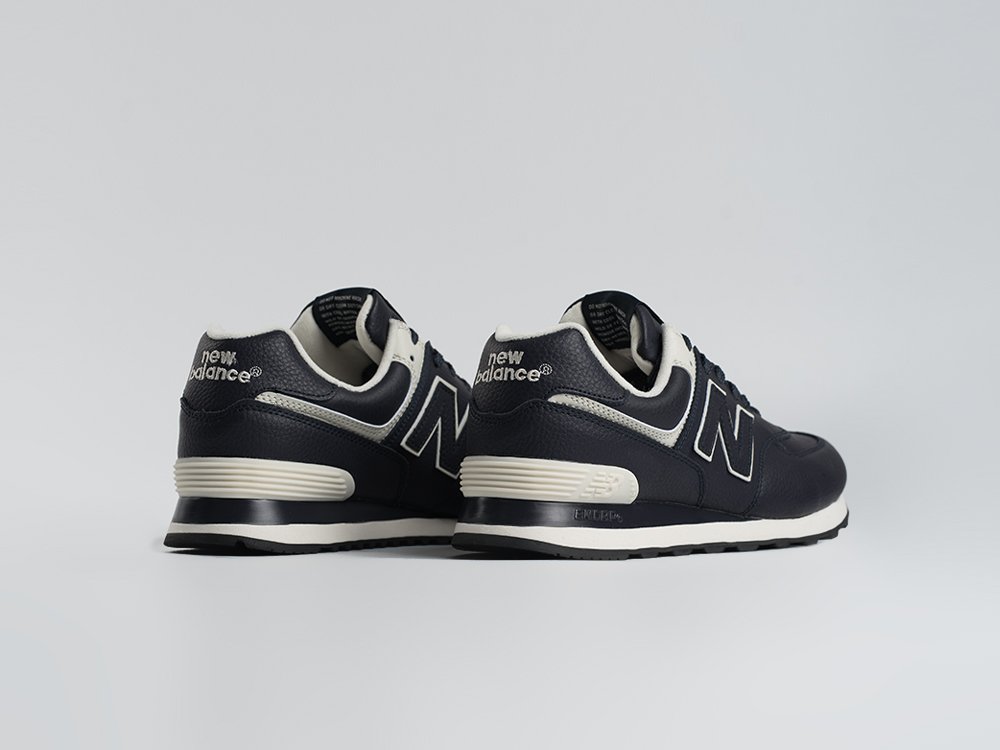 New Balance 574 синие кожа мужские (AR34150) - фото 3 New Balance 574 синие кожа мужские (AR34150) - фото 3