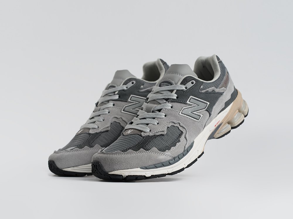 New Balance 2002R серые замша мужские (AR34182) - фото 2 New Balance 2002R серые замша мужские (AR34182) - фото 2