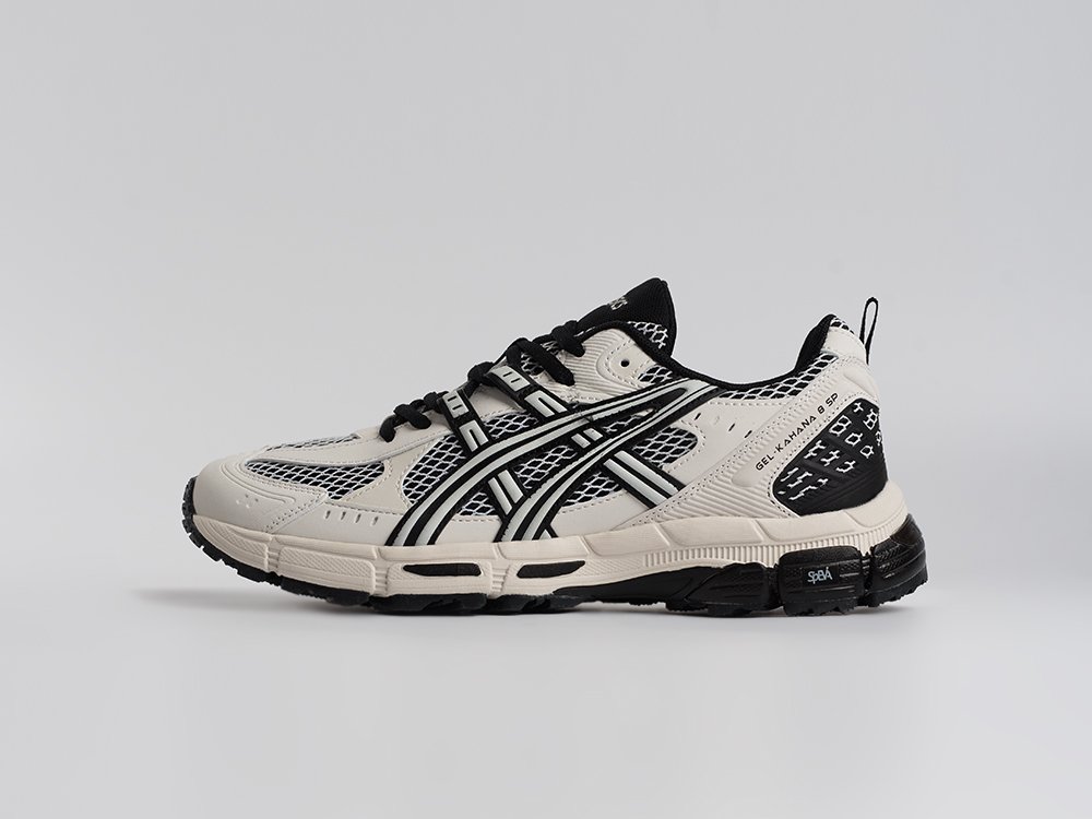 Asics Gel Kahana 8 белые текстиль мужские (AR34211) - фото 1 Asics Gel Kahana 8 белые текстиль мужские (AR34211) - фото 1