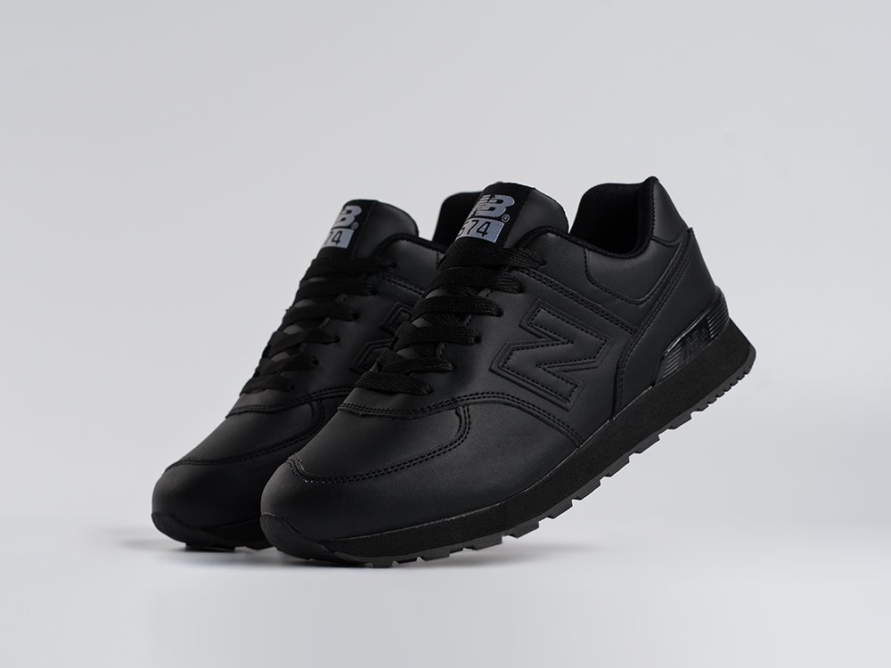 New Balance 574 WMNS черные кожа женские (AR34229) - фото 2 New Balance 574 WMNS черные кожа женские (AR34229) - фото 2
