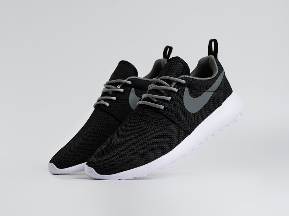 Nike Roshe Run черные текстиль мужские (AR34283) - фото 2 Nike Roshe Run черные текстиль мужские (AR34283) - фото 2