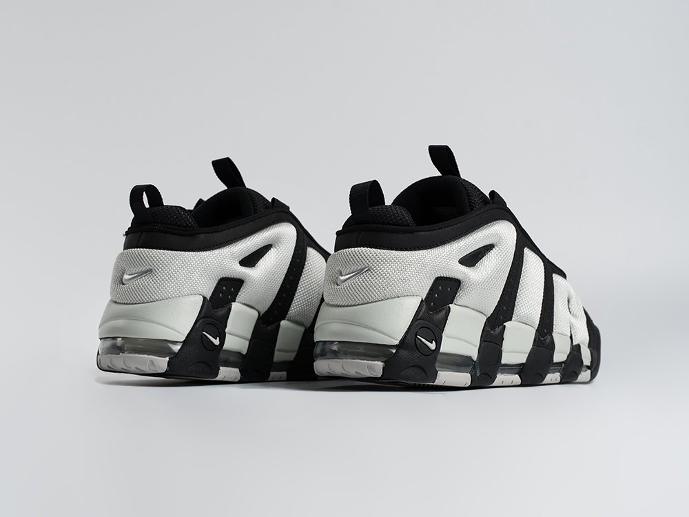 Nike Air More Uptempo Low черные кожа мужские (AR34284) - фото 3