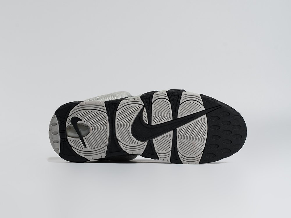 Nike Air More Uptempo Low черные кожа мужские (AR34284) - фото 4
