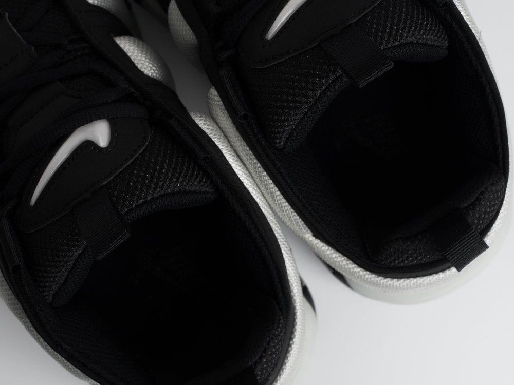 Nike Air More Uptempo Low черные кожа мужские (AR34284) - фото 5