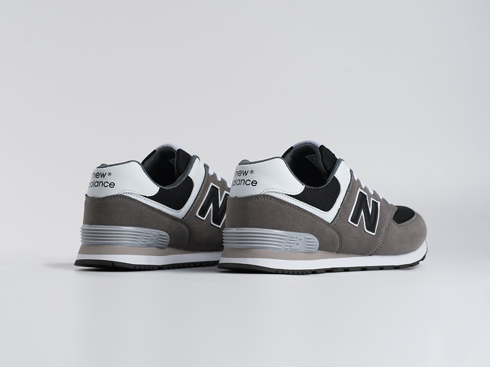 New Balance 574 серые замша мужские (AR34291) - фото 3