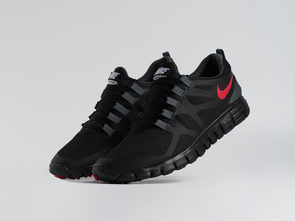 Nike Free 3.0 V3 черные текстиль мужские (AR34299) - фото 2 Nike Free 3.0 V3 черные текстиль мужские (AR34299) - фото 2