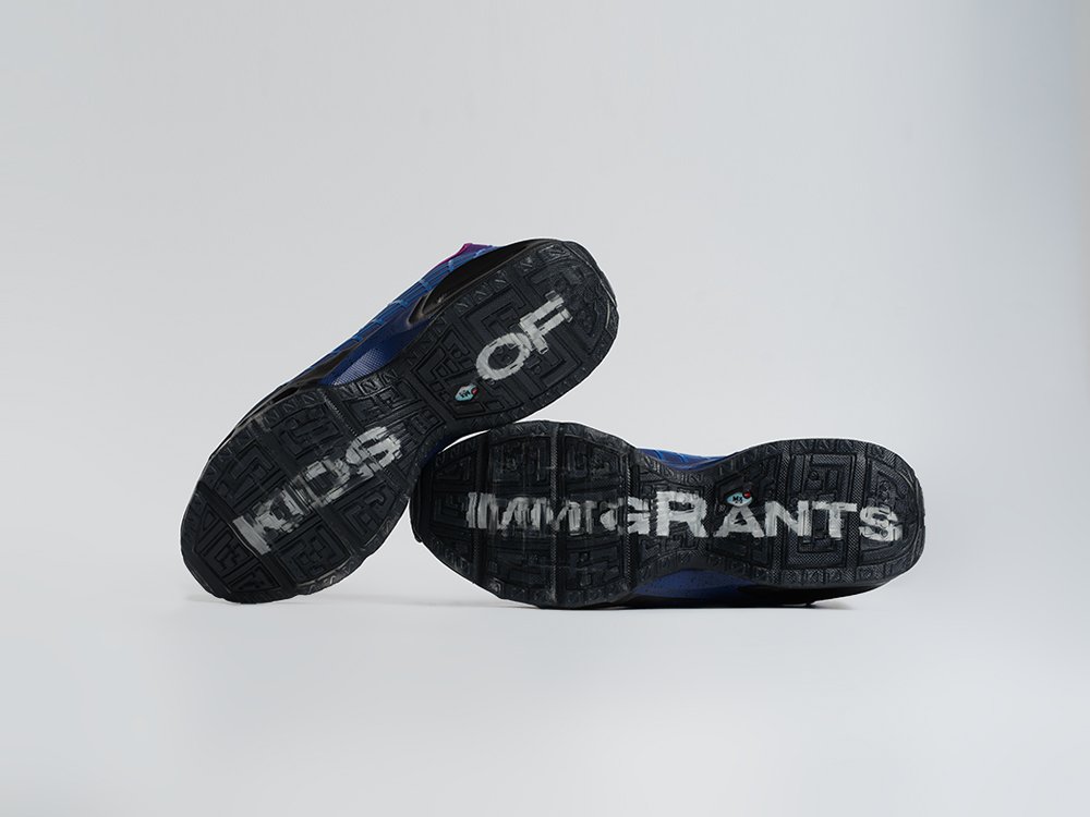 Nike Air Max SNDR SP x Kids of Immigrants Sun Down фиолетовые текстиль мужские (AR34316) - фото 4 Nike Air Max SNDR SP x Kids of Immigrants Sun Down фиолетовые текстиль мужские (AR34316) - фото 4