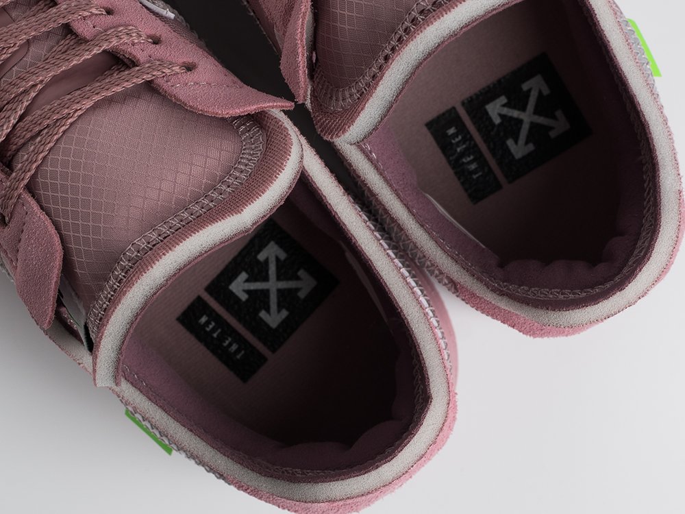 Nike Air Force 1 Low x OFF-White розовые текстиль мужские (AR34327) - фото 5 Nike Air Force 1 Low x OFF-White розовые текстиль мужские (AR34327) - фото 5