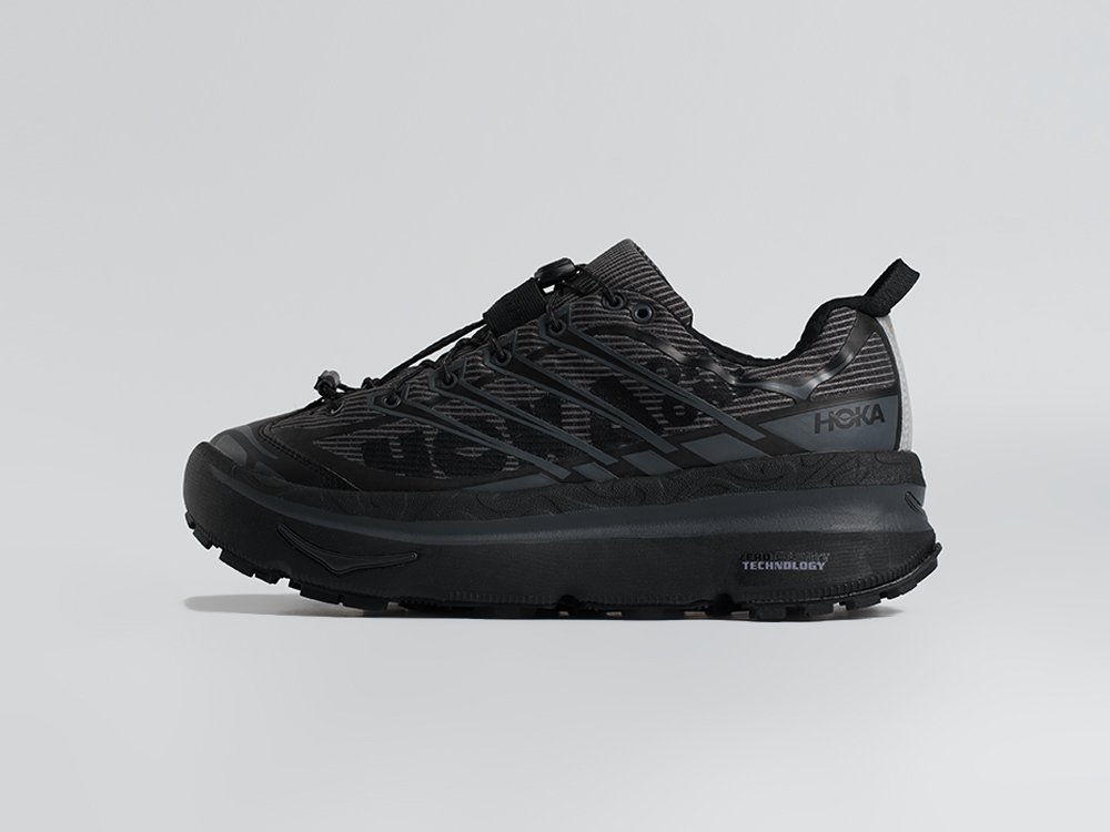Hoka One One черные текстиль мужские (AR34335) - фото 1 Hoka One One черные текстиль мужские (AR34335) - фото 1