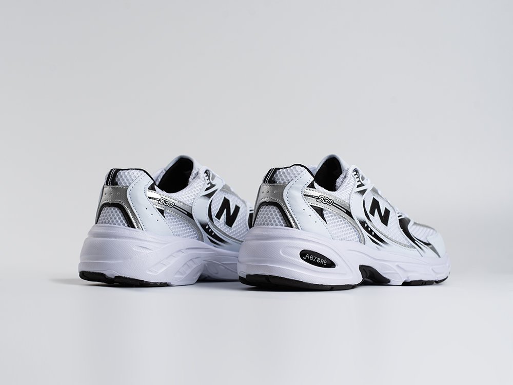 New Balance 530 белые текстиль мужские (AR34336) - фото 3 New Balance 530 белые текстиль мужские (AR34336) - фото 3