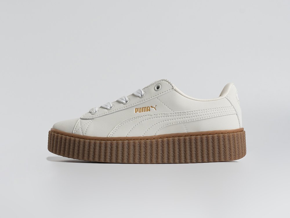 Puma FENTY x Cleated Creeper WMNS белые кожа женские (AR34344) - фото 1
