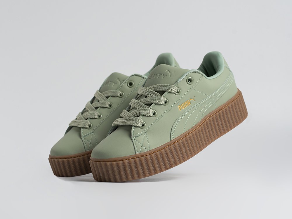 Puma FENTY x Cleated Creeper WMNS зеленые кожа женские (AR34345) - фото 2 Puma FENTY x Cleated Creeper WMNS зеленые кожа женские (AR34345) - фото 2