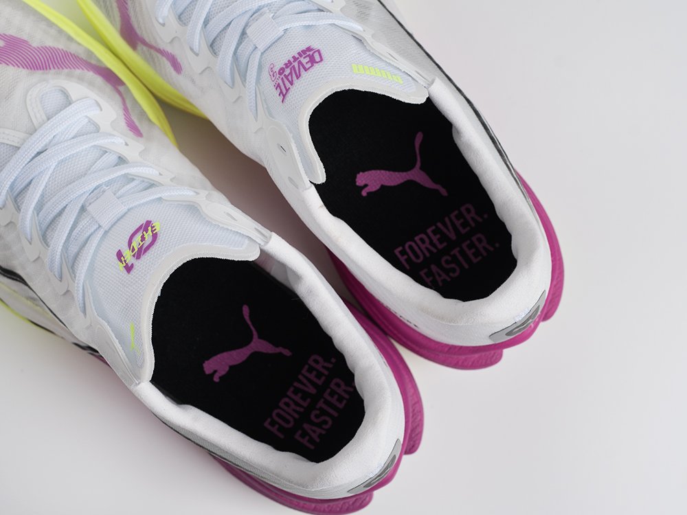 Puma Deviate NITRO Elite 3 WMNS белые текстиль женские (AR34369) - фото 3 Puma Deviate NITRO Elite 3 WMNS белые текстиль женские (AR34369) - фото 3