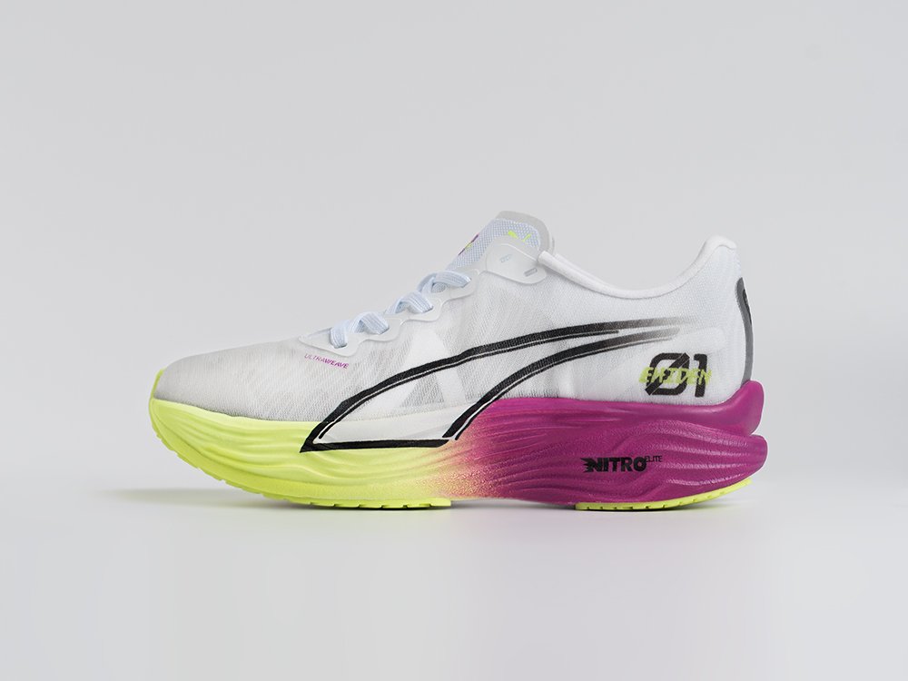 Puma Deviate NITRO Elite 3 WMNS белые текстиль женские (AR34369) - фото 1 Puma Deviate NITRO Elite 3 WMNS белые текстиль женские (AR34369) - фото 1