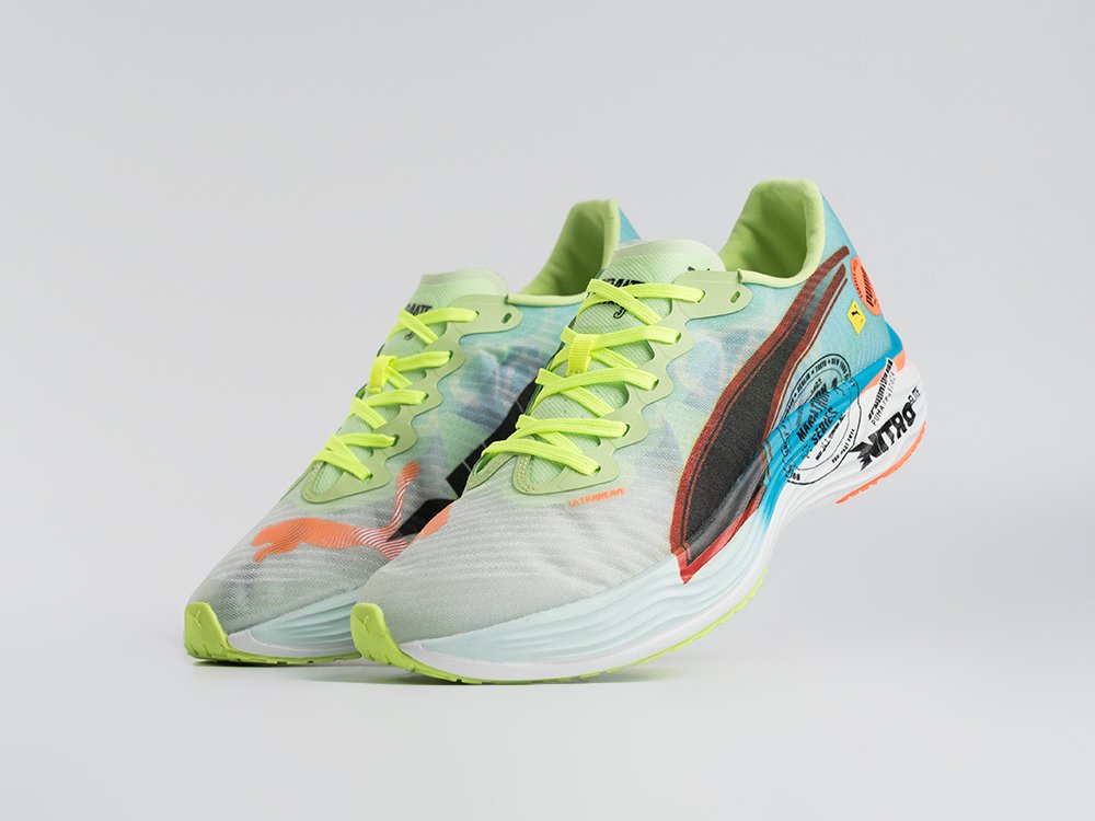 Puma Deviate NITRO Elite 3 голубые текстиль мужские (AR34370) - фото 2 Puma Deviate NITRO Elite 3 голубые текстиль мужские (AR34370) - фото 2