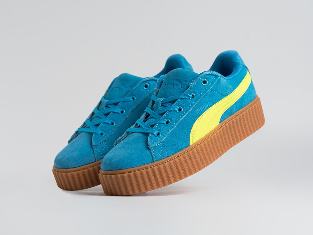 Puma Creeper Phatty x Rihanna Fenty WMNS синие замша женские (AR34372) - фото 2 Puma Creeper Phatty x Rihanna Fenty WMNS синие замша женские (AR34372) - фото 2