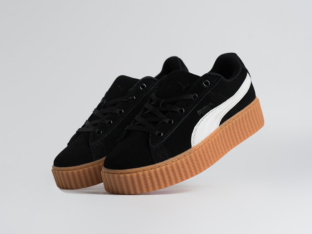 Puma Creeper Phatty x Rihanna Fenty WMNS черные замша женские (AR34373) - фото 2 Puma Creeper Phatty x Rihanna Fenty WMNS черные замша женские (AR34373) - фото 2