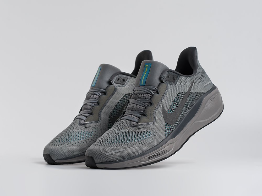 Nike Air Zoom Pegasus 41 серые текстиль мужские (AR34392) - фото 2