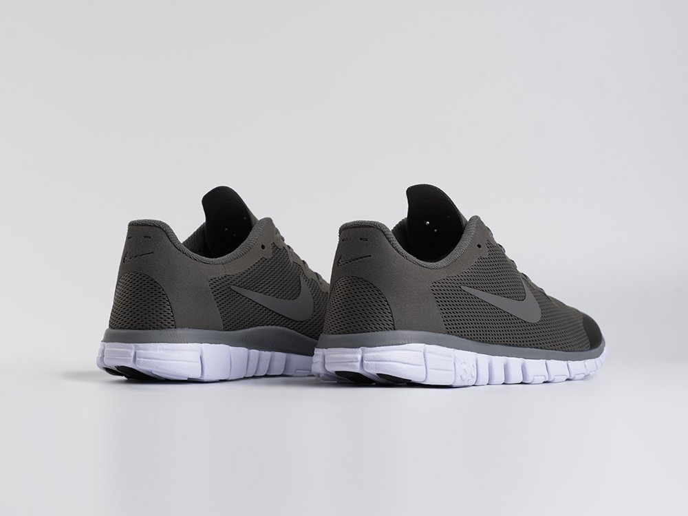 Nike Free 3.0 V2 серые текстиль мужские (AR34395) - фото 3