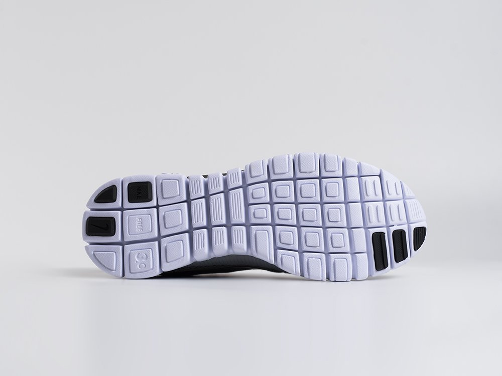 Nike Free 3.0 V2 серые текстиль мужские (AR34395) - фото 4