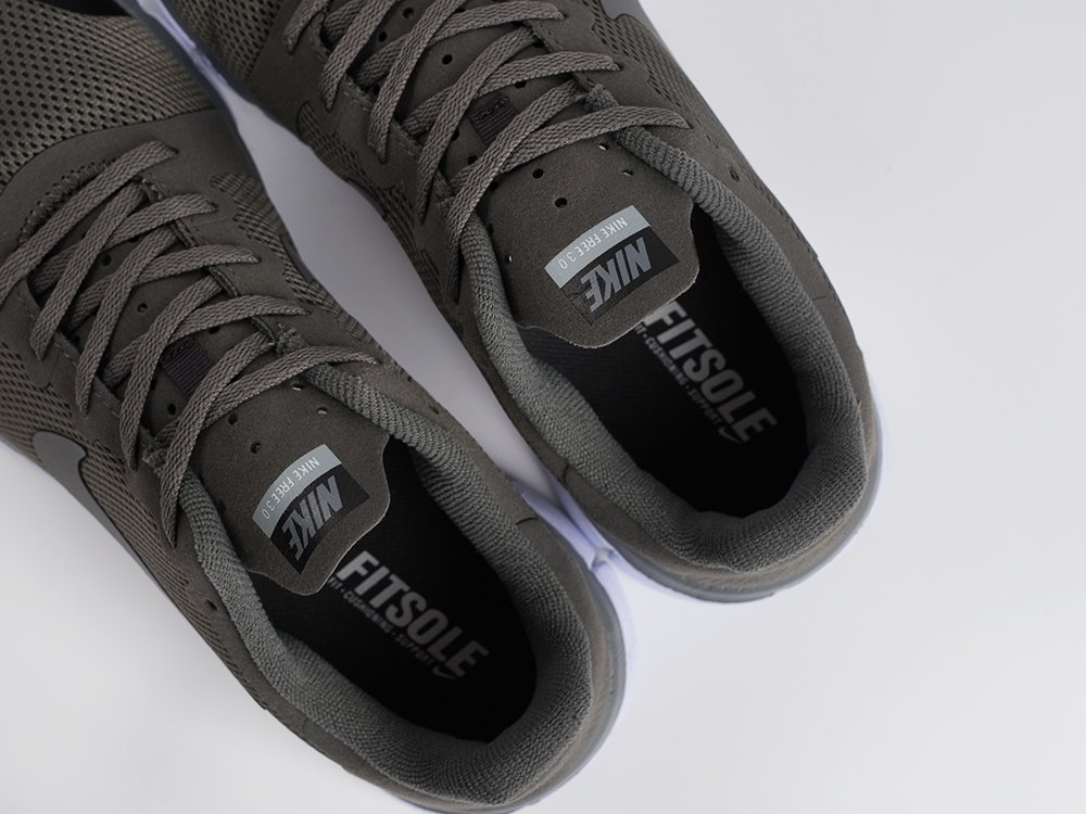 Nike Free 3.0 V2 серые текстиль мужские (AR34395) - фото 5 Nike Free 3.0 V2 серые текстиль мужские (AR34395) - фото 5