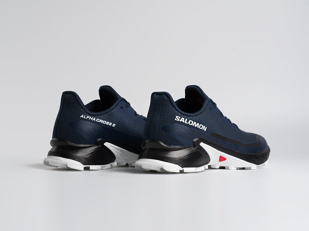 Salomon Alphacross 5 GTX синие текстиль мужские (AR34425) - фото 4 Salomon Alphacross 5 GTX синие текстиль мужские (AR34425) - фото 4