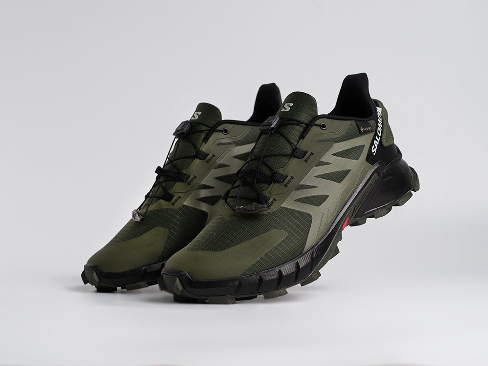 Salomon Supercross 4 GTX зеленые текстиль мужские (AR34426) - фото 2 Salomon Supercross 4 GTX зеленые текстиль мужские (AR34426) - фото 2