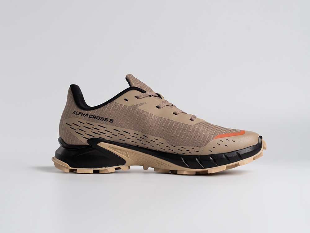 Salomon Alphacross 5 GTX бежевые текстиль мужские (AR34427) - фото 7 Salomon Alphacross 5 GTX бежевые текстиль мужские (AR34427) - фото 7