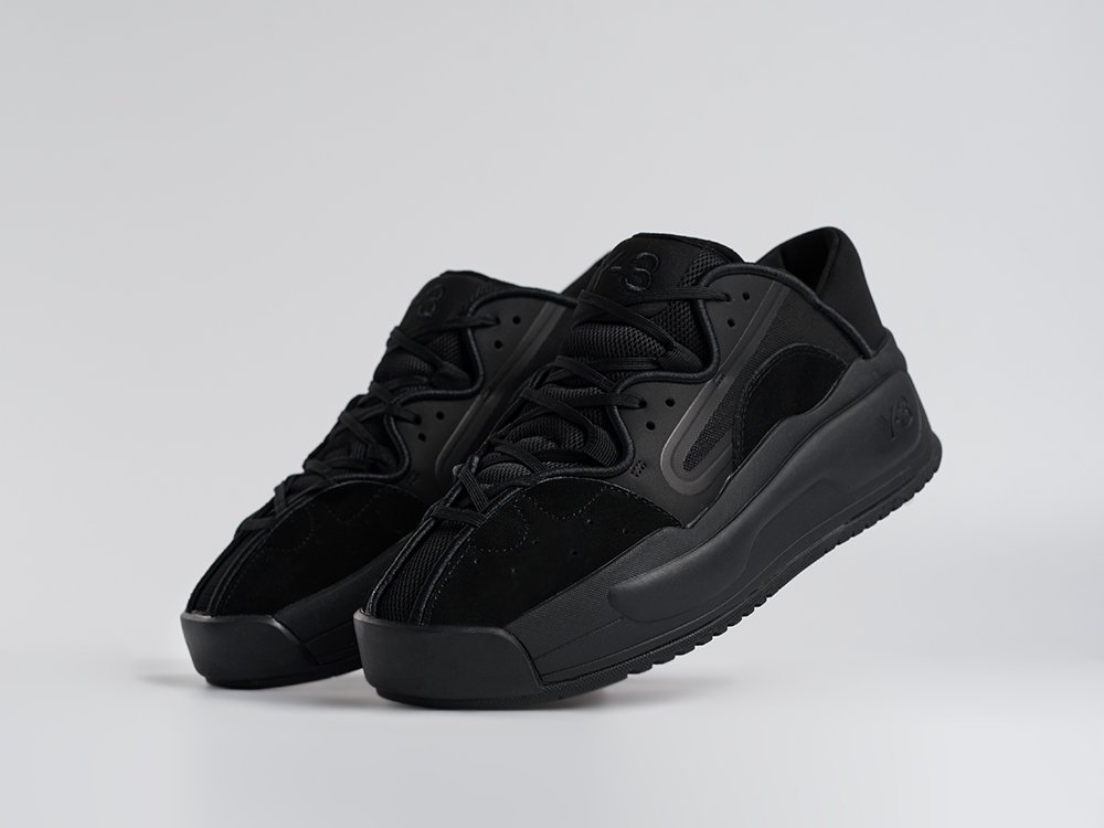 Adidas Y-3 HOKORI II черные замша мужские (AR34449) - фото 2 Adidas Y-3 HOKORI II черные замша мужские (AR34449) - фото 2