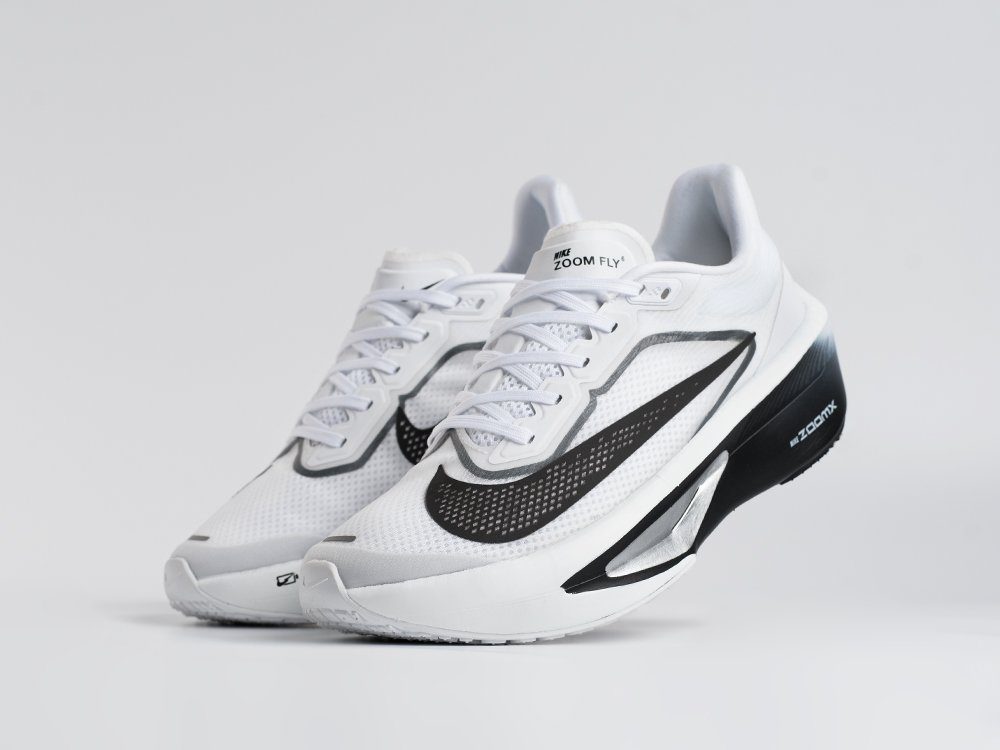 Nike Zoom Fly 6 белые текстиль мужские (AR34451) - фото 2 Nike Zoom Fly 6 белые текстиль мужские (AR34451) - фото 2