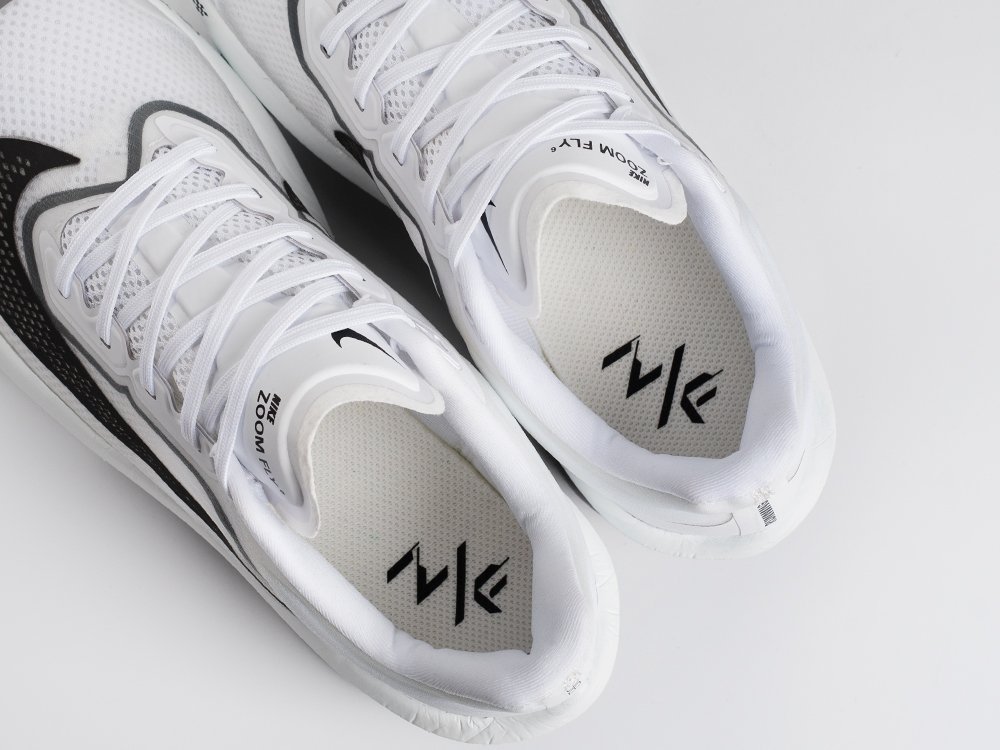 Nike Zoom Fly 6 белые текстиль мужские (AR34451) - фото 3 Nike Zoom Fly 6 белые текстиль мужские (AR34451) - фото 3