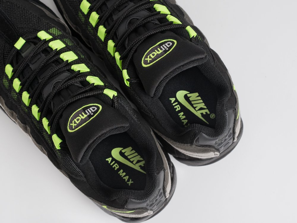 Nike Air Max 95 черные кожа мужские (AR34453) - фото 5 Nike Air Max 95 черные кожа мужские (AR34453) - фото 5