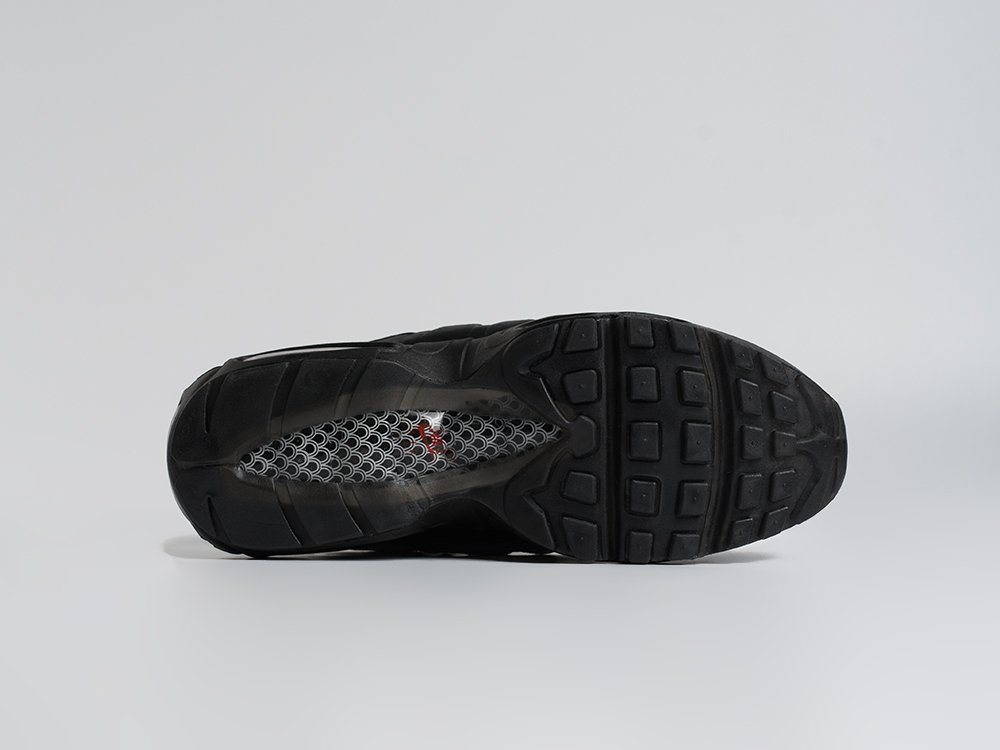 Nike Air Max 95 черные кожа мужские (AR34455) - фото 4 Nike Air Max 95 черные кожа мужские (AR34455) - фото 4