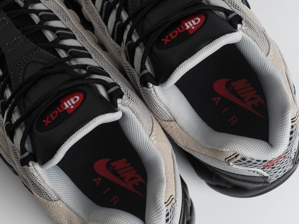 Nike Air Max 95 черные кожа мужские (AR34455) - фото 5 Nike Air Max 95 черные кожа мужские (AR34455) - фото 5