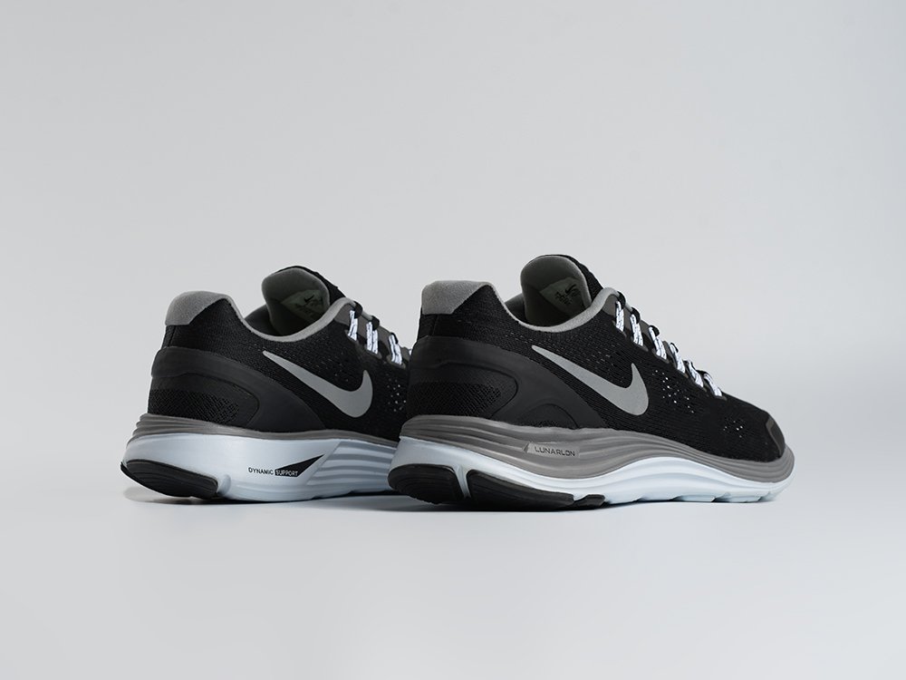 Nike LunarGlide 4 черные текстиль мужские (AR34458) - фото 3 Nike LunarGlide 4 черные текстиль мужские (AR34458) - фото 3