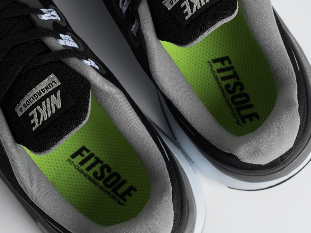 Nike LunarGlide 4 черные текстиль мужские (AR34458) - фото 5 Nike LunarGlide 4 черные текстиль мужские (AR34458) - фото 5