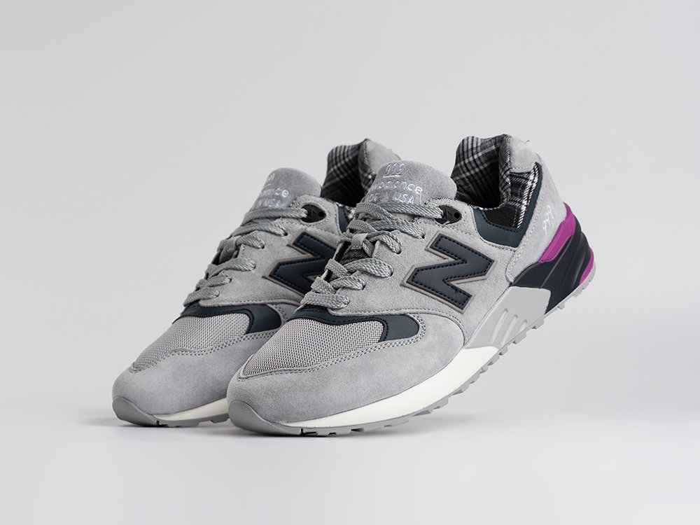 New Balance 999 серые замша мужские (AR34505) - фото 2 New Balance 999 серые замша мужские (AR34505) - фото 2