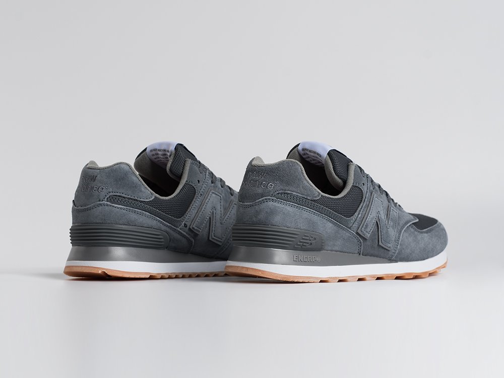 New Balance 574 серые замша мужские (AR34506) - фото 3