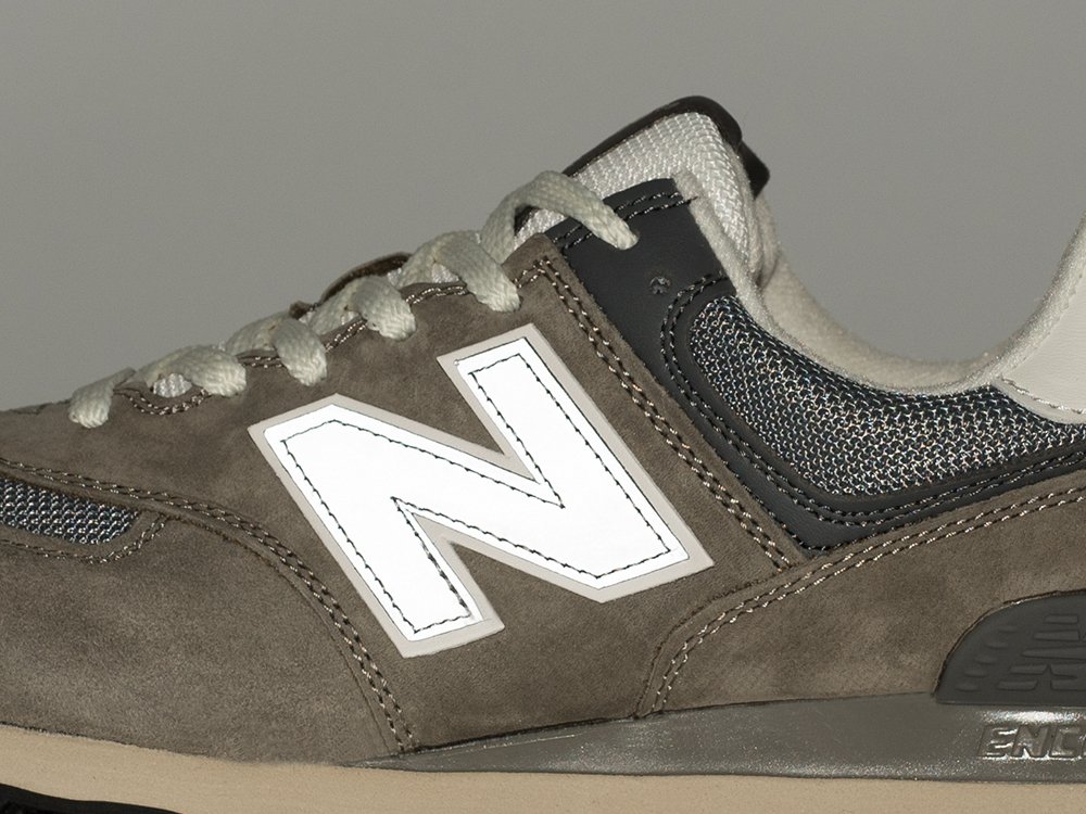 New Balance 574 серые замша мужские (AR34507) - фото 6