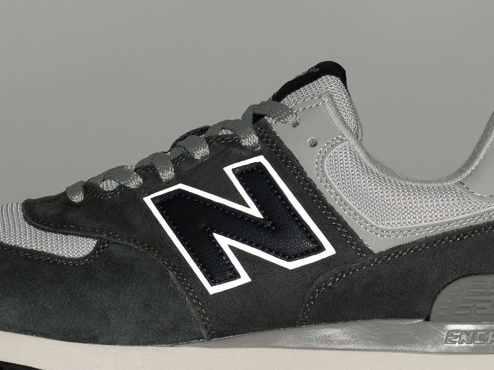 New Balance 574 серые замша мужские (AR34508) - фото 3