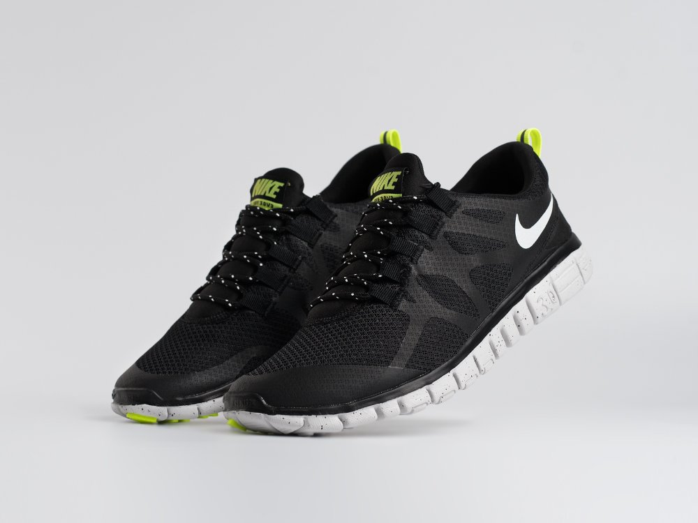 Nike Free 3.0 V3 черные текстиль мужские (AR34509) - фото 2 Nike Free 3.0 V3 черные текстиль мужские (AR34509) - фото 2