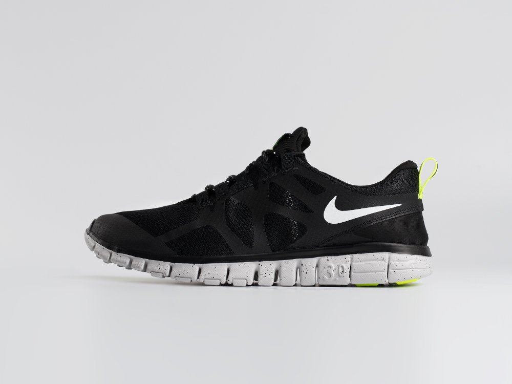 Nike Free 3.0 V3 черные текстиль мужские (AR34509) - фото 1