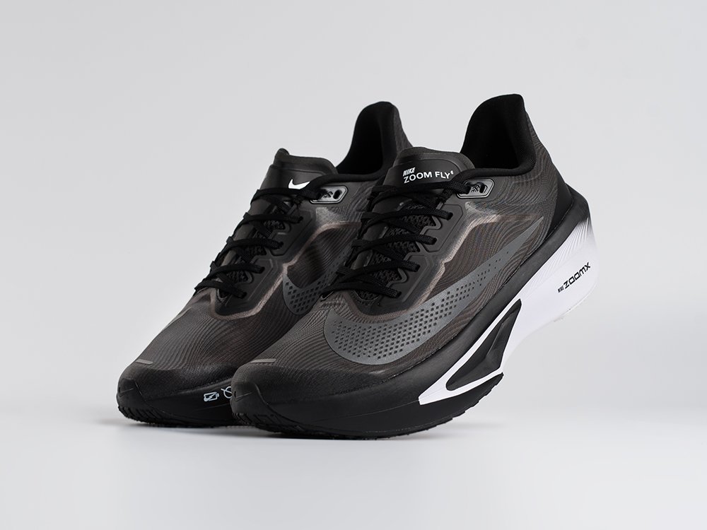 Nike Zoom Fly 6 черные текстиль мужские (AR34514) - фото 2 Nike Zoom Fly 6 черные текстиль мужские (AR34514) - фото 2