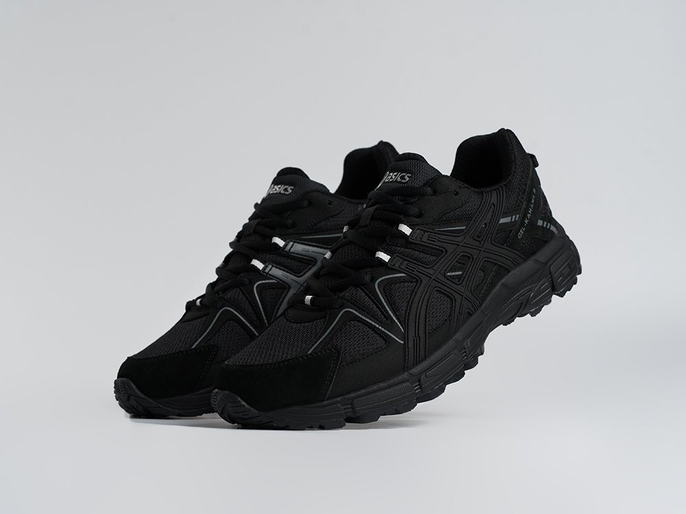 Asics Gel Kahana 8 черные текстиль мужские (AR34615) - фото 1 Asics Gel Kahana 8 черные текстиль мужские (AR34615) - фото 1