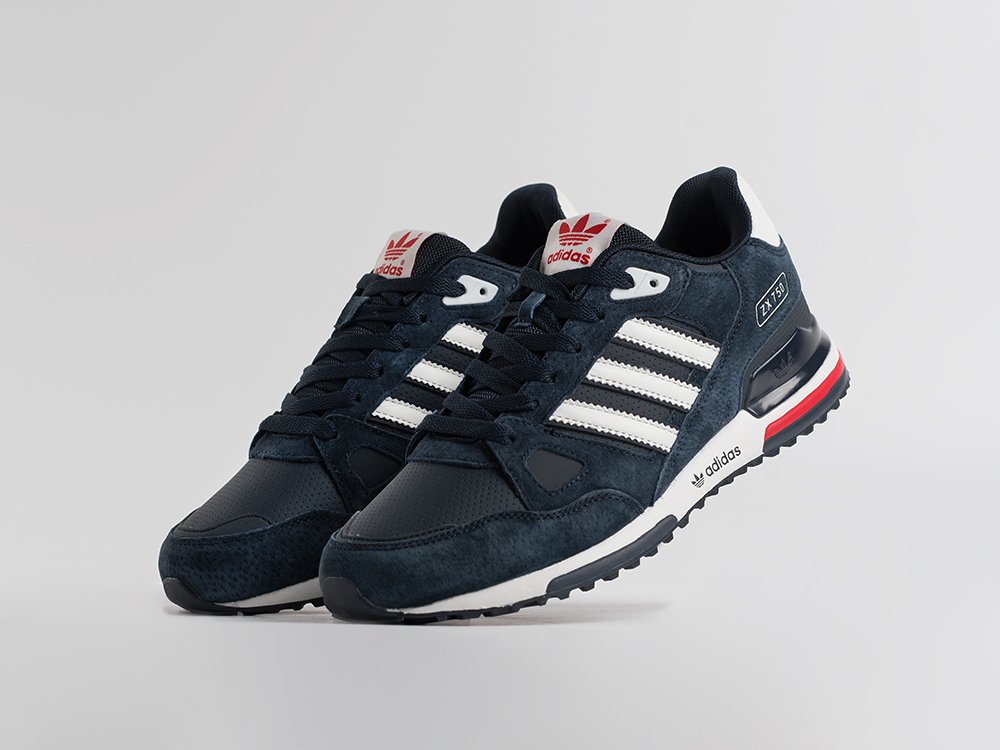 Adidas ZX 750 синие замша мужские (AR34621) - фото 2 Adidas ZX 750 синие замша мужские (AR34621) - фото 2