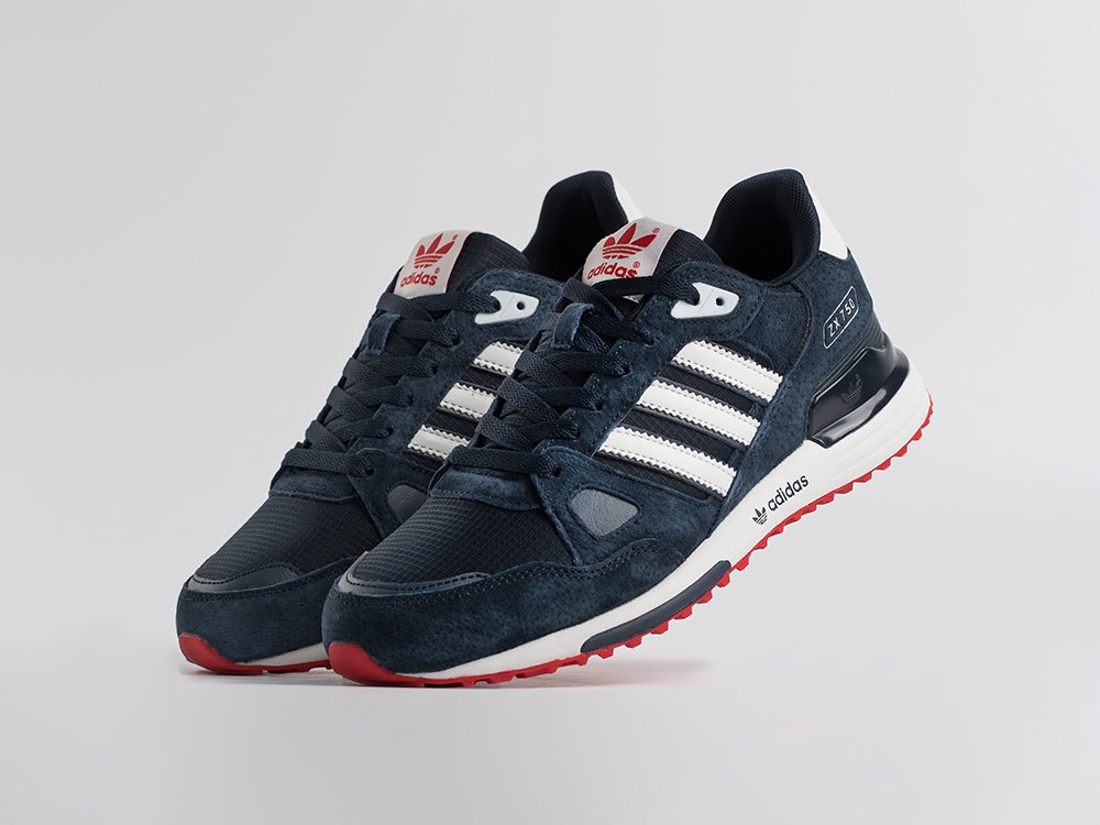 Adidas ZX 750 синие замша мужские (AR34629) - фото 2 Adidas ZX 750 синие замша мужские (AR34629) - фото 2