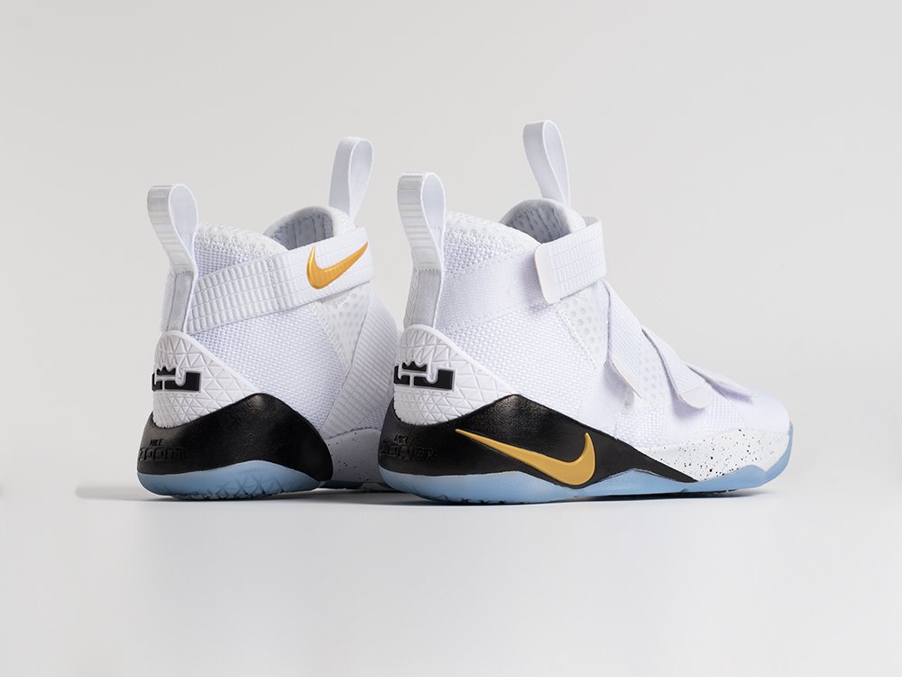Nike Lebron Soldier 11 Court General белые текстиль мужские (AR34672) - фото 3