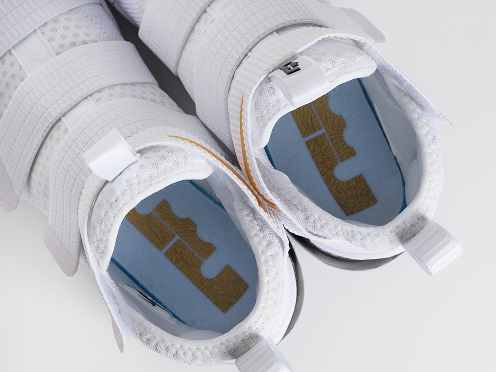 Nike Lebron Soldier 11 Court General белые текстиль мужские (AR34672) - фото 5